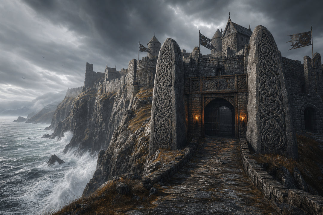 Runestone Keep — The Windswept Fortress of the Highland Cliffs