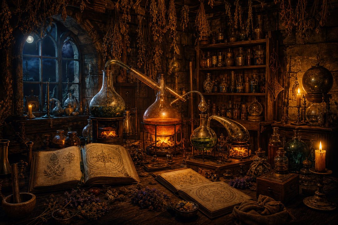 The Alchemist: Step Into the Workshop Where Potions Brew and Parchment Burns