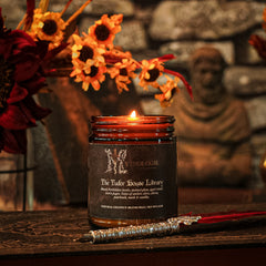 Tudor House Library historical candles from Mythologie Candles